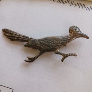 Vintage Roadrunner Brooch Pin.